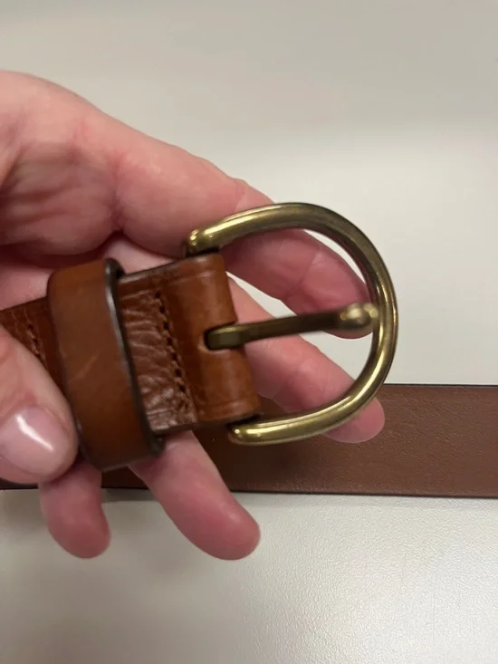 Madewell Women’s Classic Brown Leather Belt - size small - Picture 8 of 16